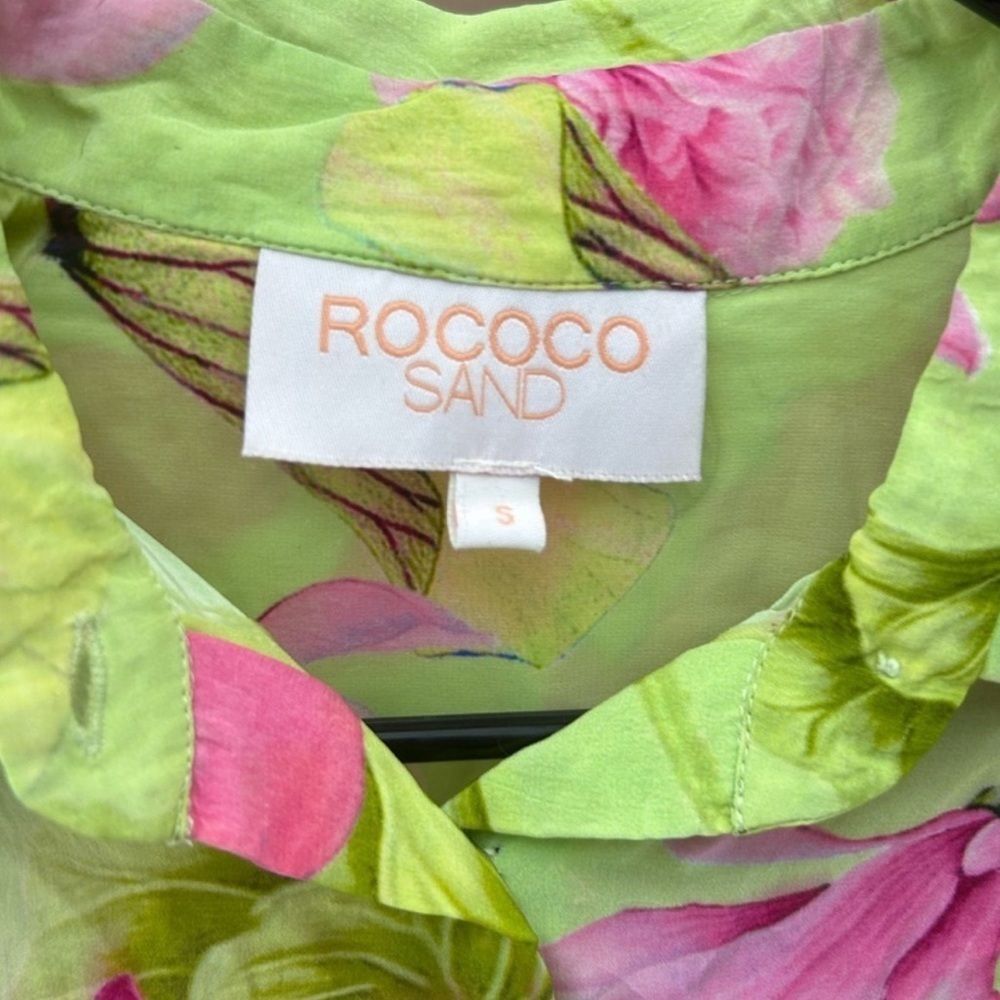 Rococo Sand Ren Button Up Top In Multi - image 4